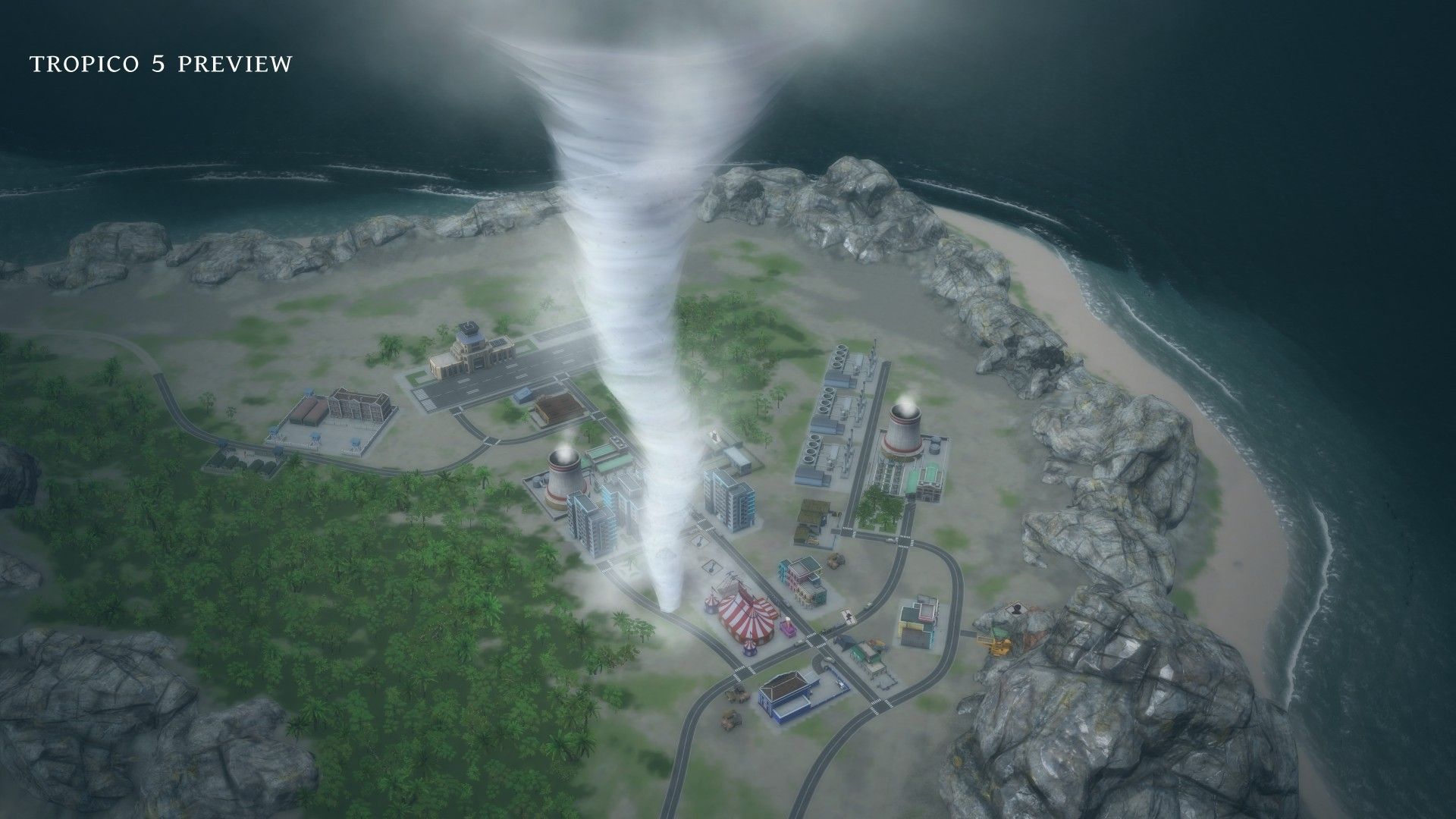 Tornadoes in the game Tropico 5 wallpapers and images - wallpapers ...