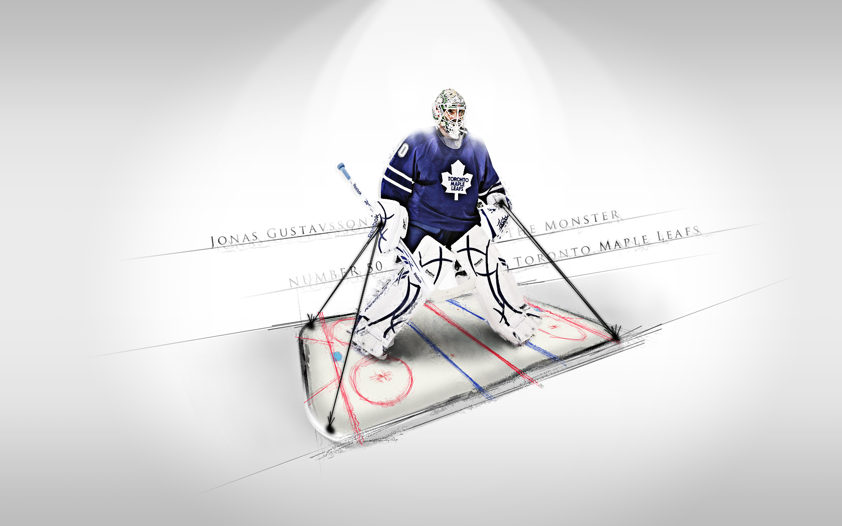 Hockey Jonas Gustavsson Toronto Maple Leafs wallpaper 1680x1050