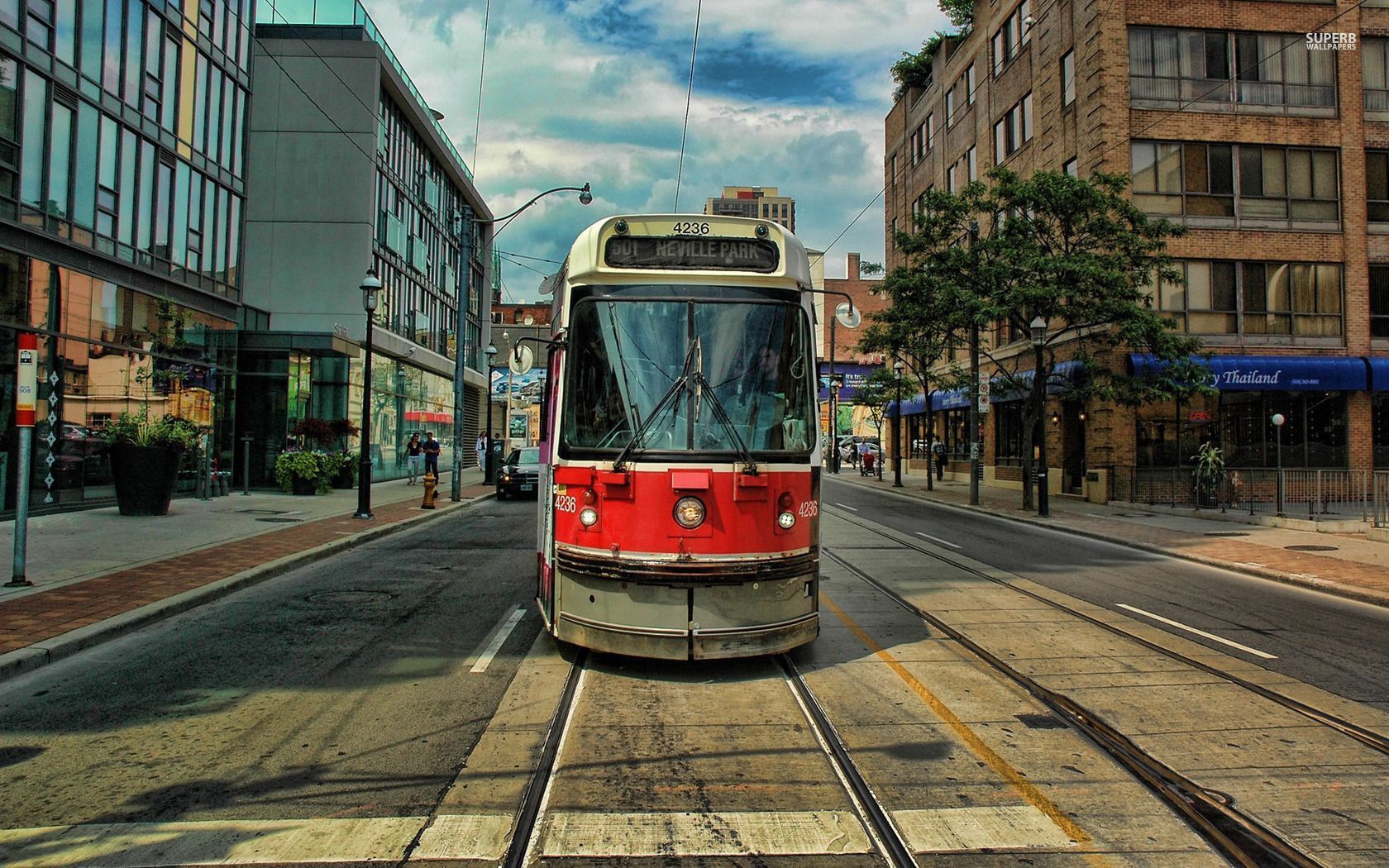 Tram in Toronto wallpaper - Photography wallpapers - #38610