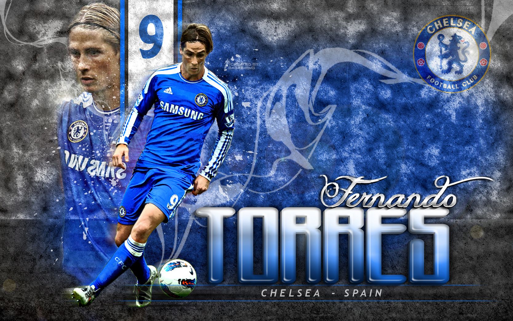Fernando Torres Striker Wallpaper - Football HD Backgrounds
