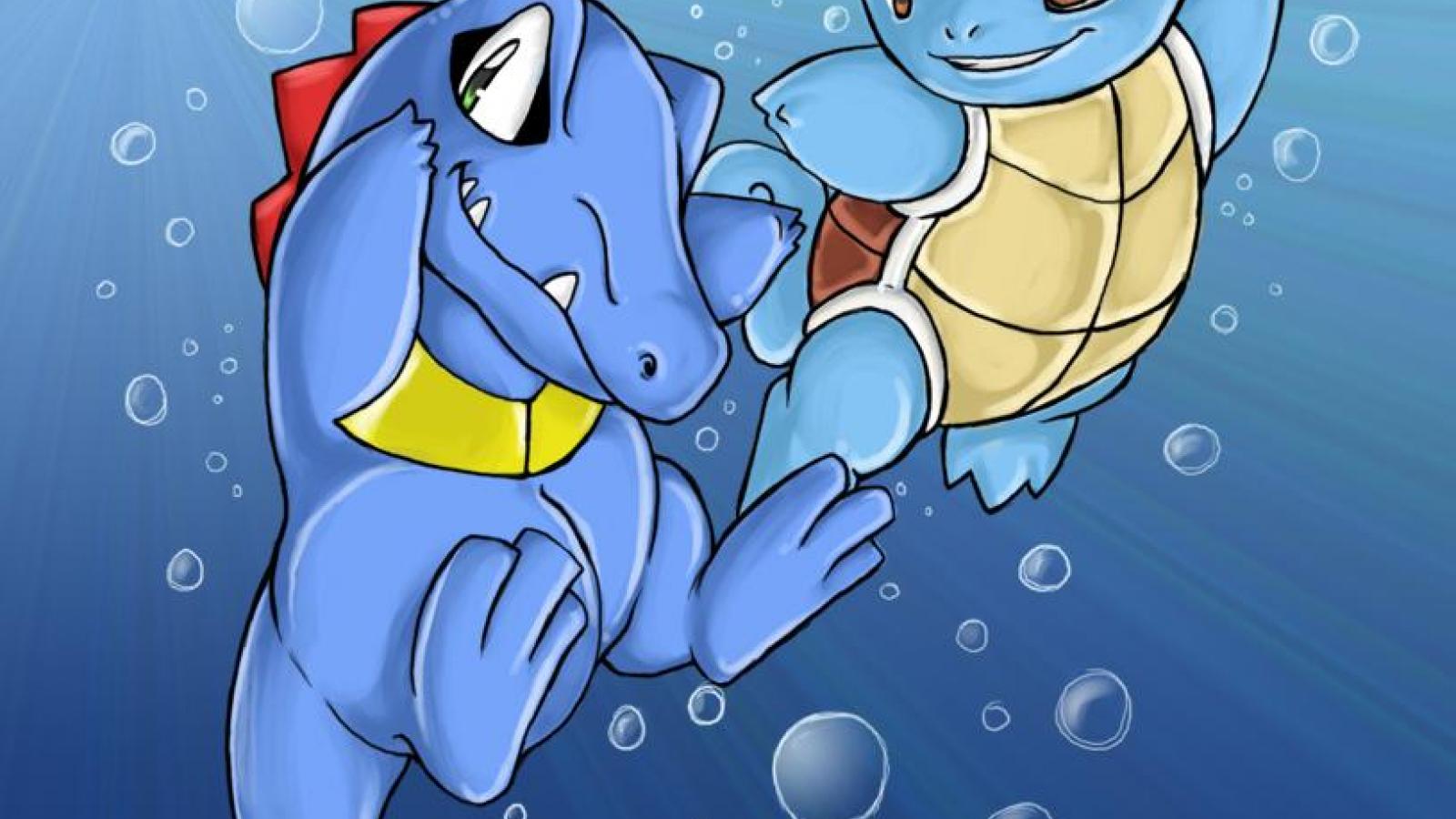 TOTODILE AND SQUIRTLE WALLPAPER - (#57589) - HD Wallpapers ...
