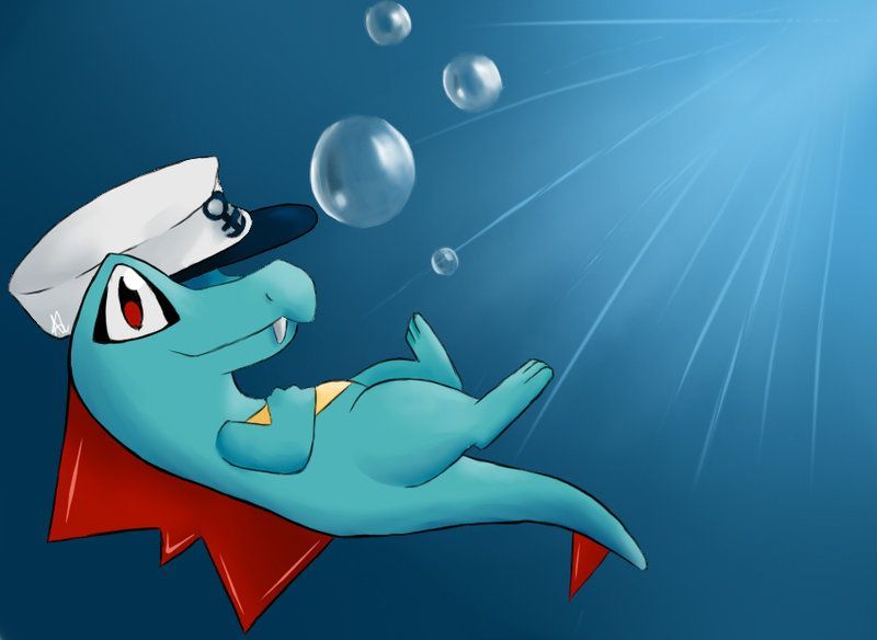 Totodile! by luckcharm on DeviantArt