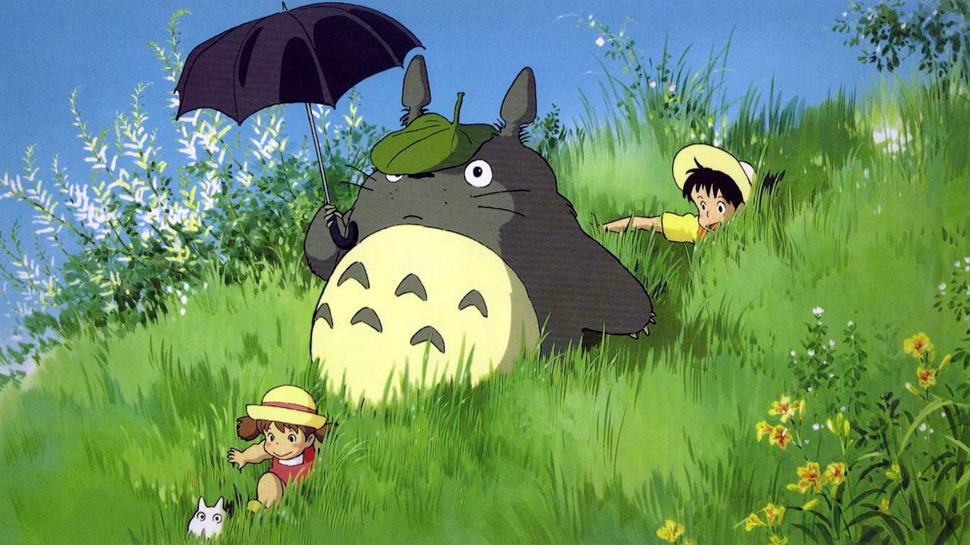 Download Free Neighbor Totoro Wallpaper 1366x768 Full HD Backgrounds