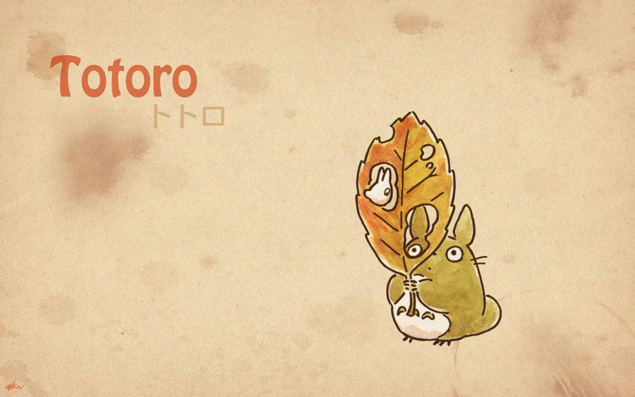 My Neighbor Totoro! on Pinterest | Totoro, Cute Desktop Wallpaper ...