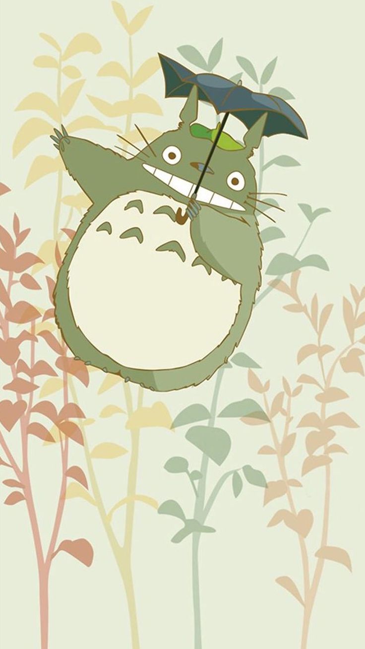 Cute My Neighbor Totoro iPhone 6 wallpaper | Wallpaper | Pinterest ...