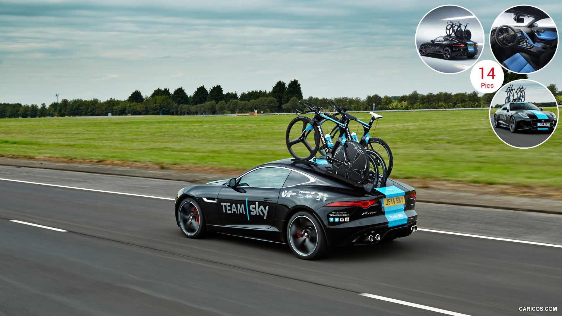 2014 Jaguar F-Type Team Sky Tour de France Concept - Rear | HD ...
