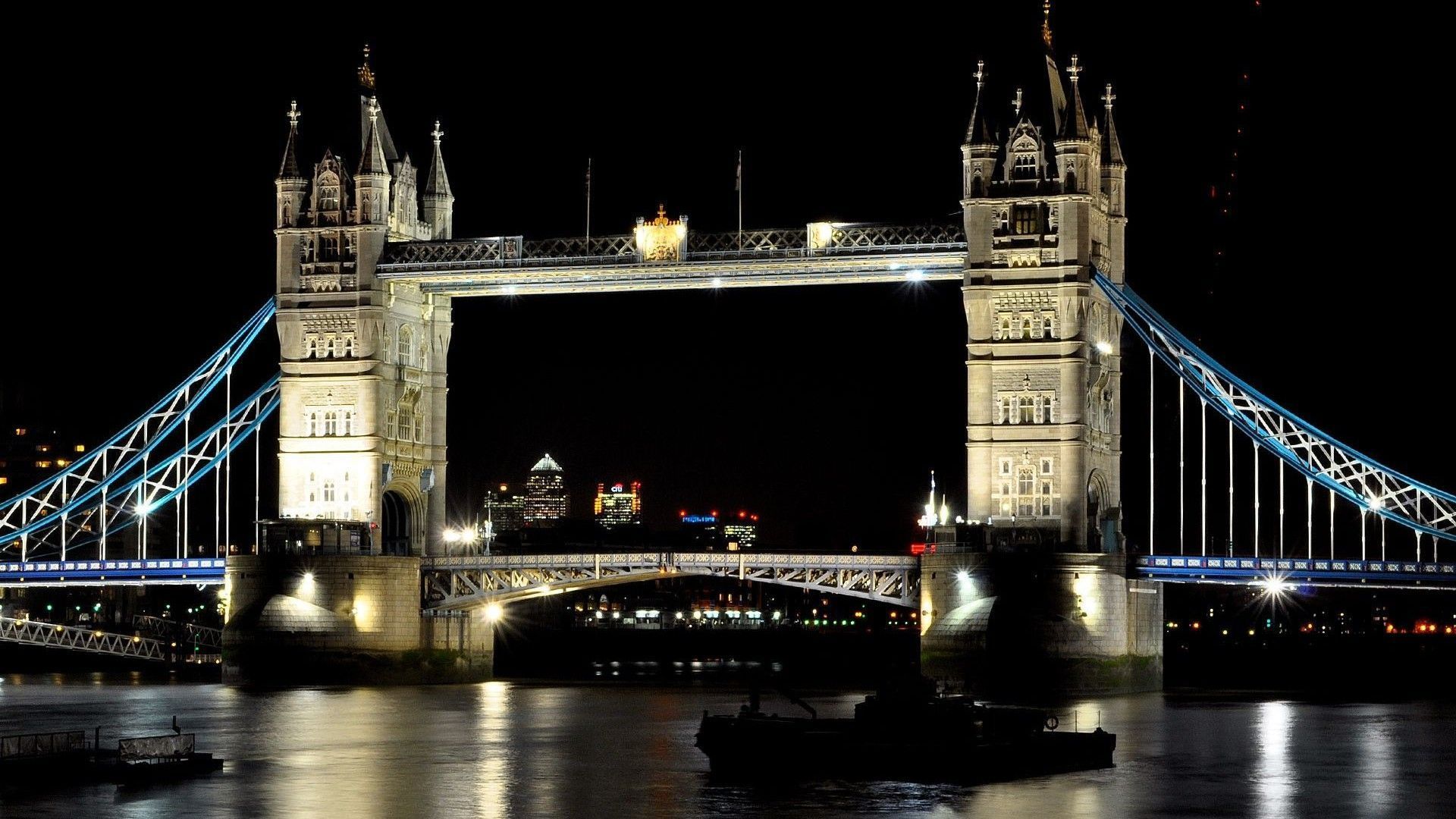 Tower Bridge Dark Night Wallpaper - Travel HD Wallpapers