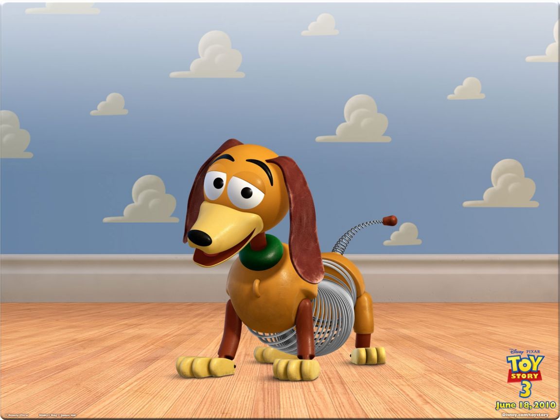 Slinky Dog Cloud Wall Wallpaper 1152×864 - Toy Story Wallpapers
