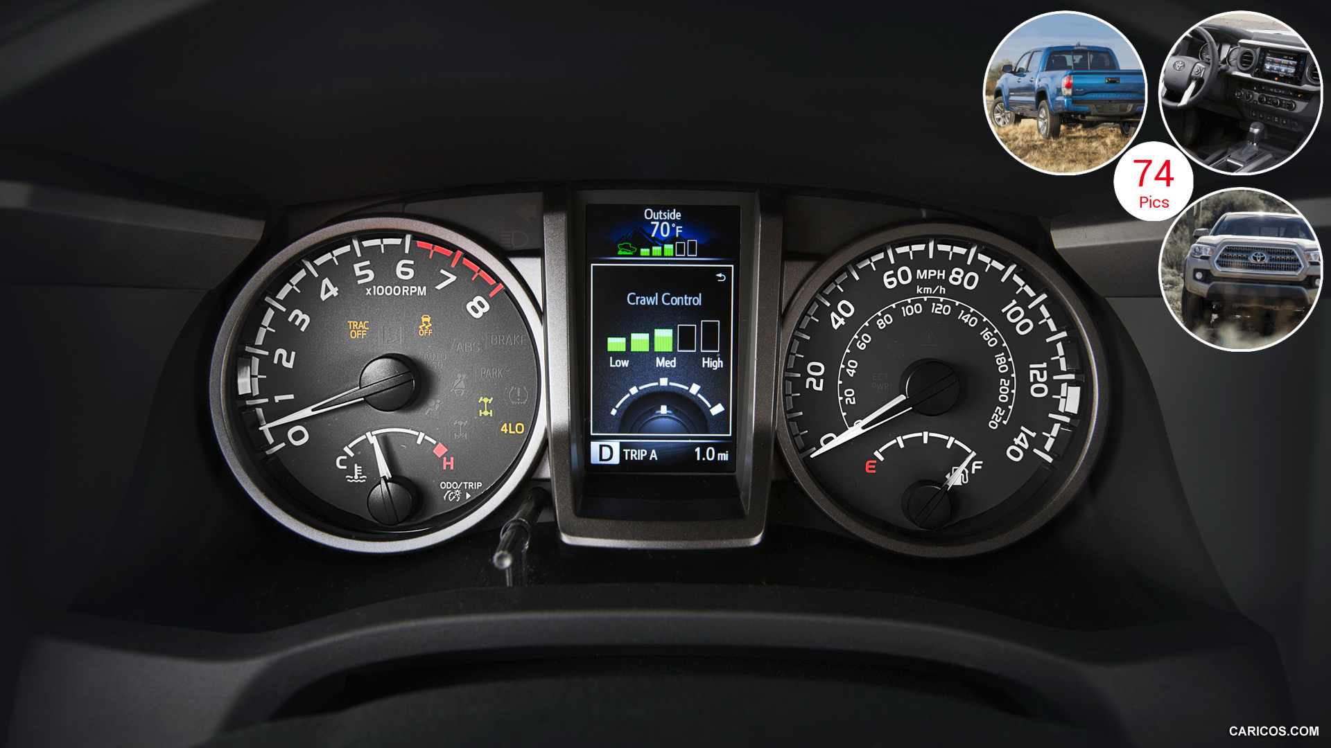 2016 Toyota Tacoma TRD Off Road - Instrument Cluster HD