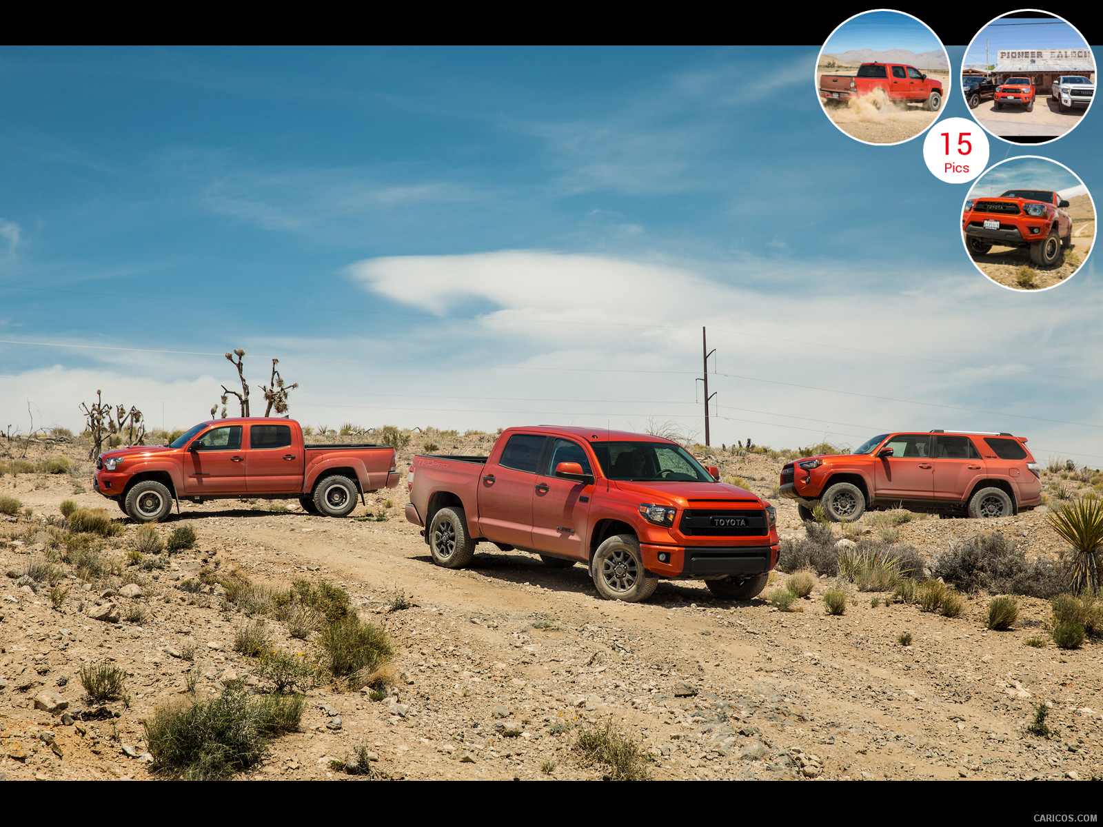 2015 Toyota Tacoma TRD Pro Series and TRD Family - Front
