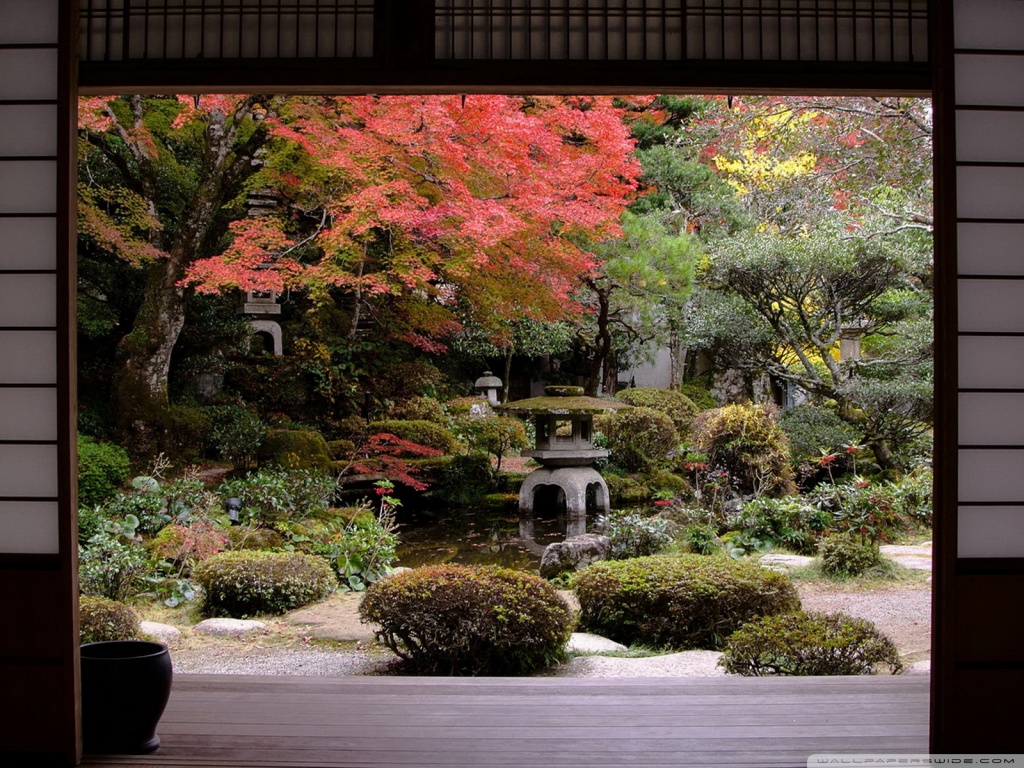 Traditional Japanese Garden HD desktop wallpaper : High Definition ...