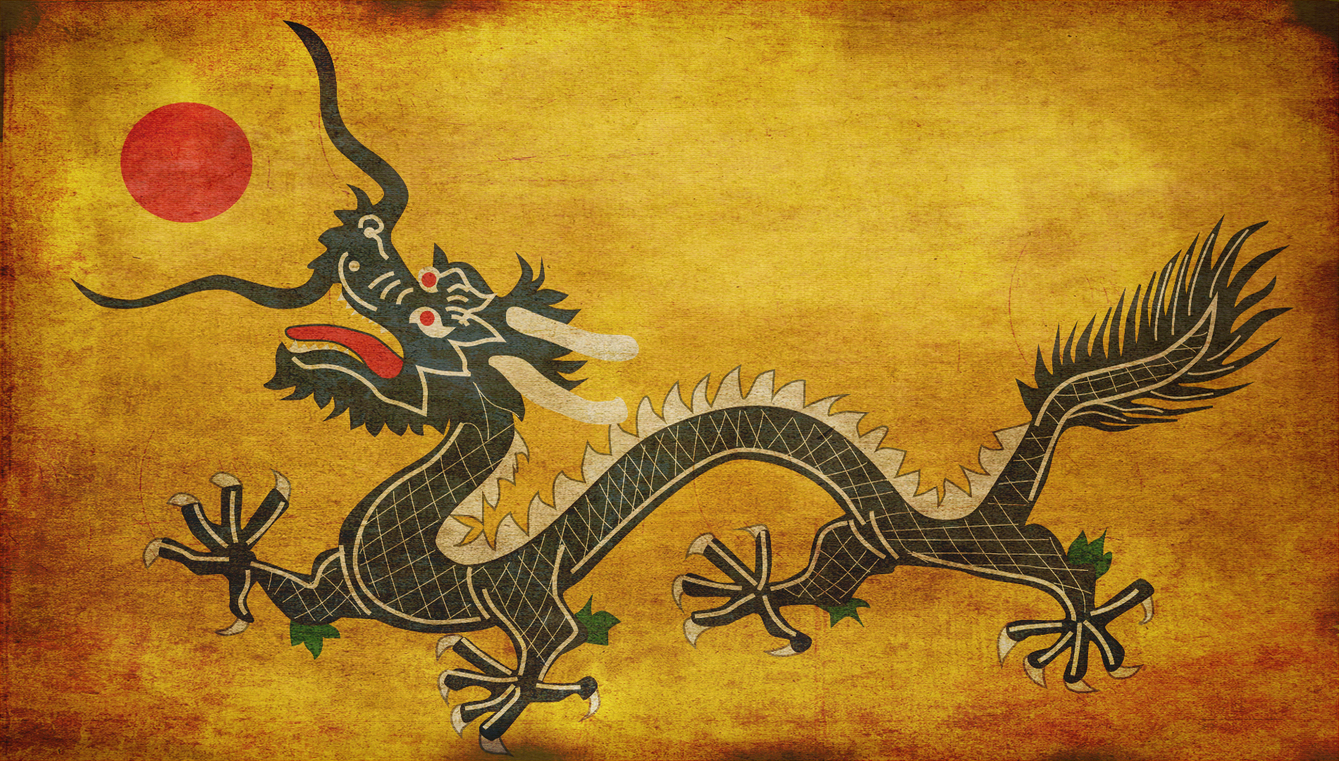 Jestingstock.com Traditional Japanese Art Wallpaper Dragon