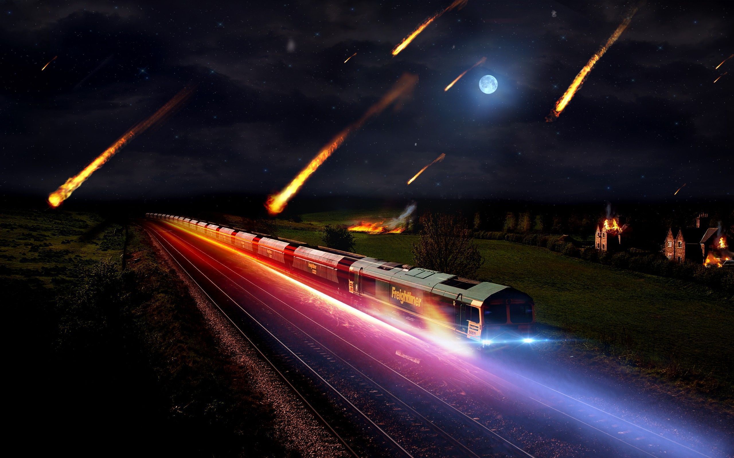 Rain Meteor Train Wallpaper Best #655 Wallpaper | High Resolution ...