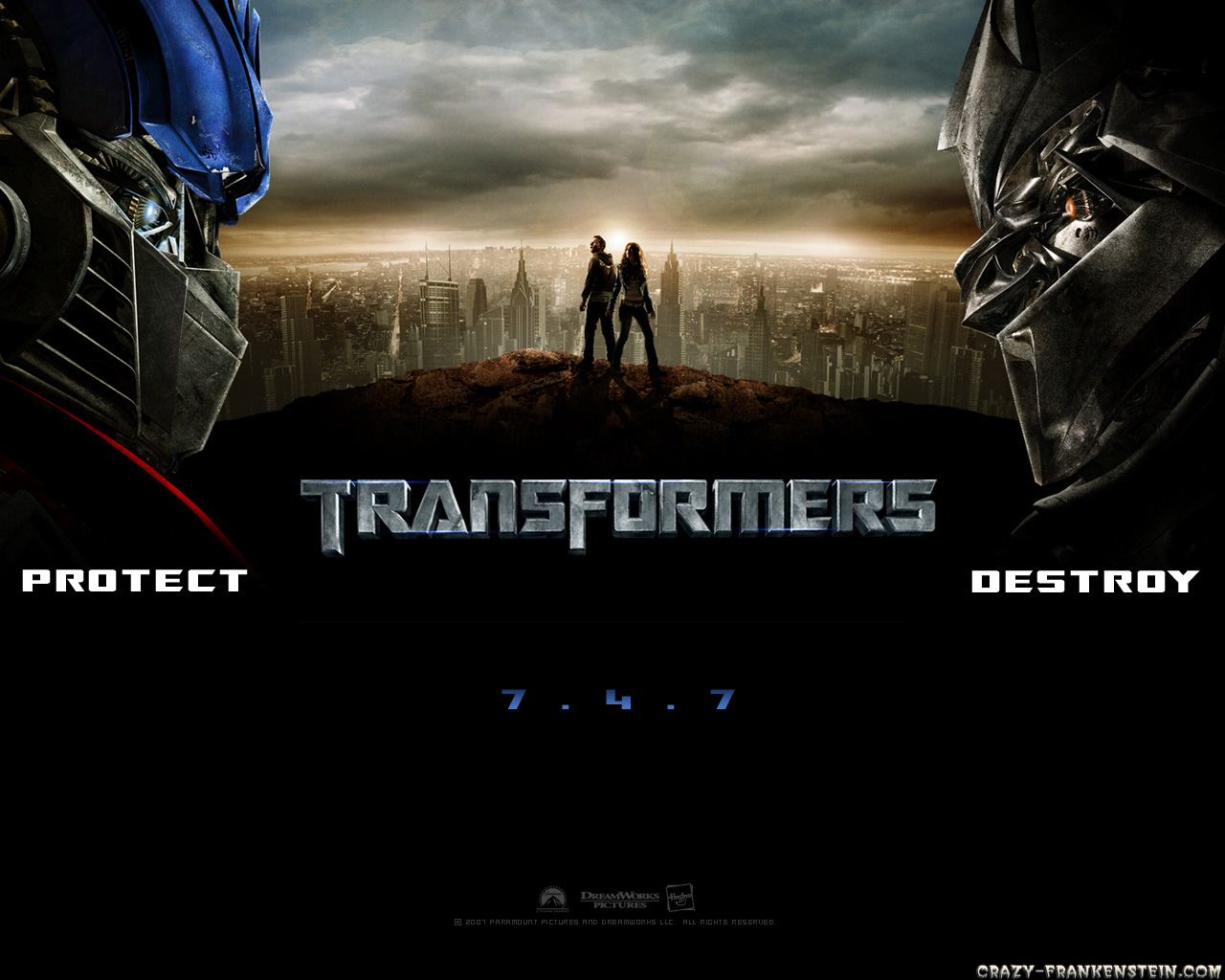 Transformers - Movie wallpapers - Crazy Frankenstein