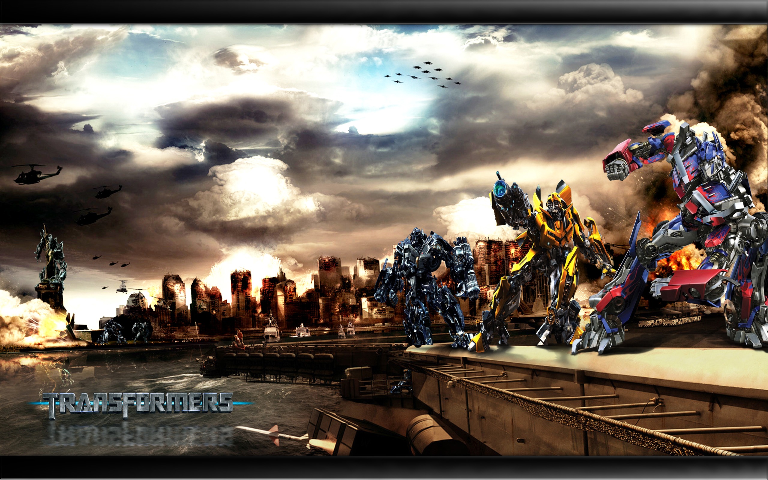 Download Transformers Autobot Vs Decepticons Wallpaper ...