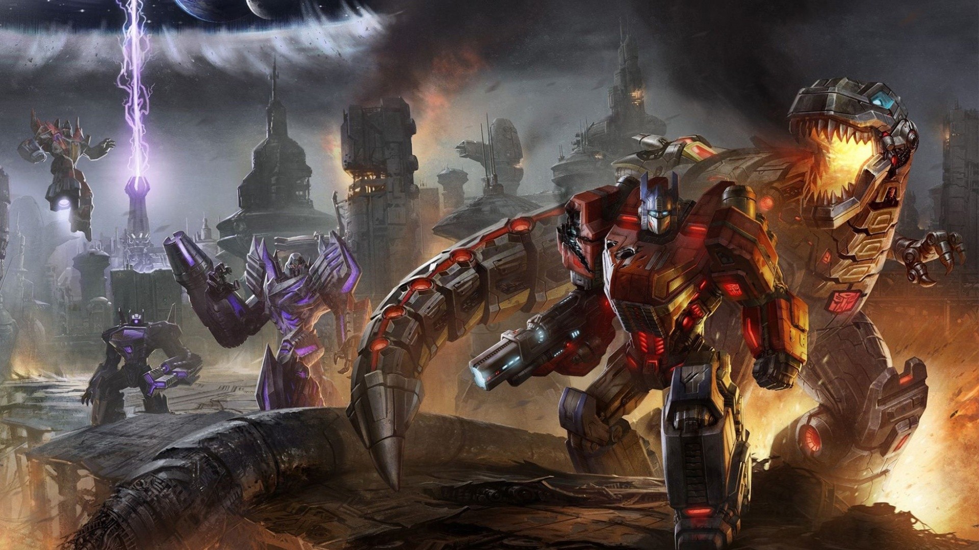 Video games widescreen Transformers Fall of Cybertron Fall Of ...