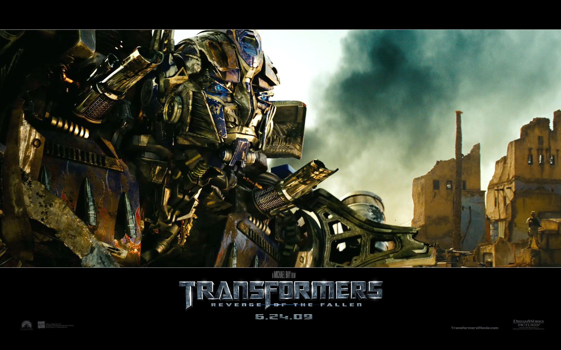 Optimus Prime in Transformers Revenge of the Fallen Desktop Wallpaper