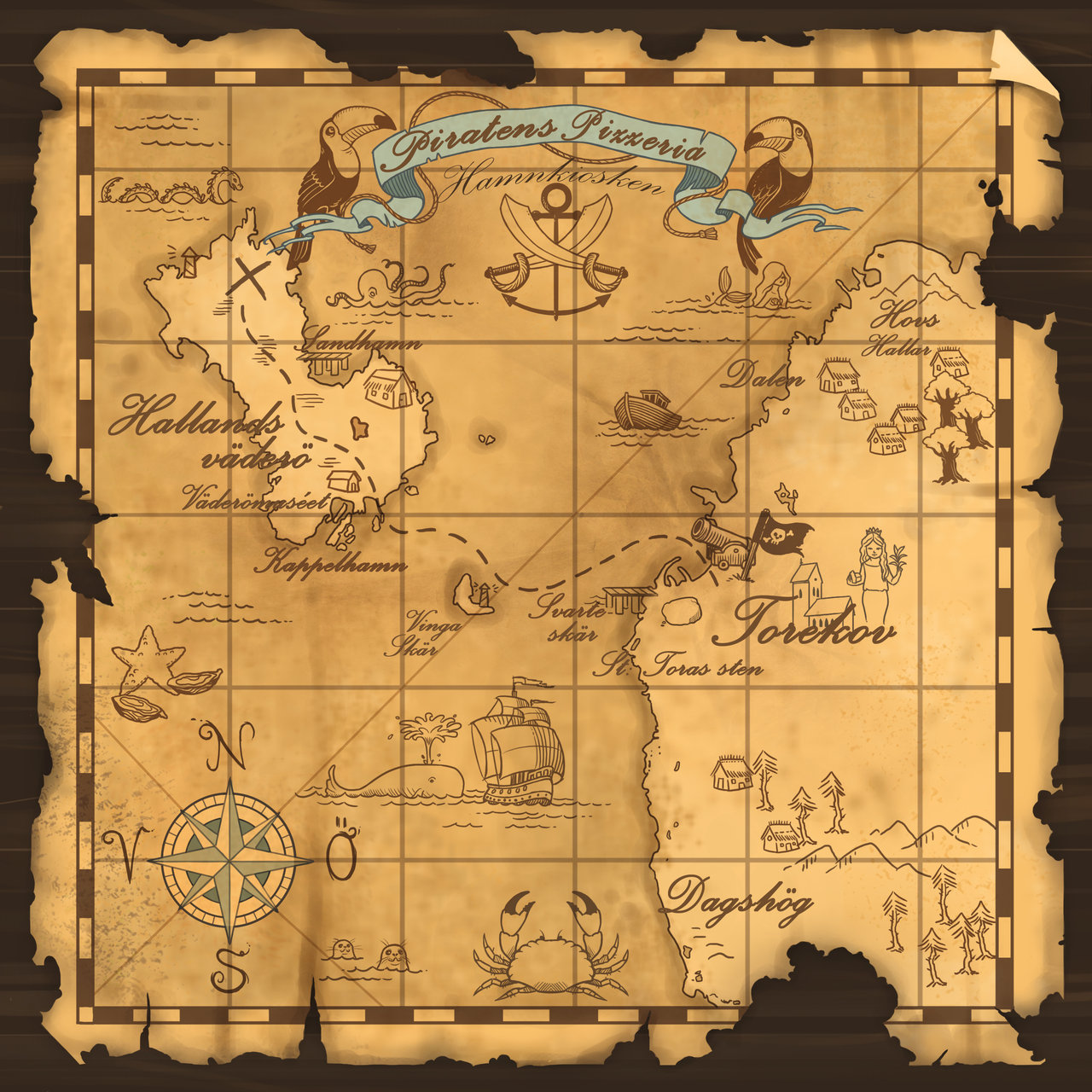 Treasure map by kaffepanna on DeviantArt