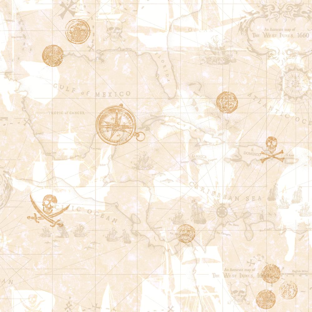 treasure map - Wallpaper & Border | Wallpaper-inc.com