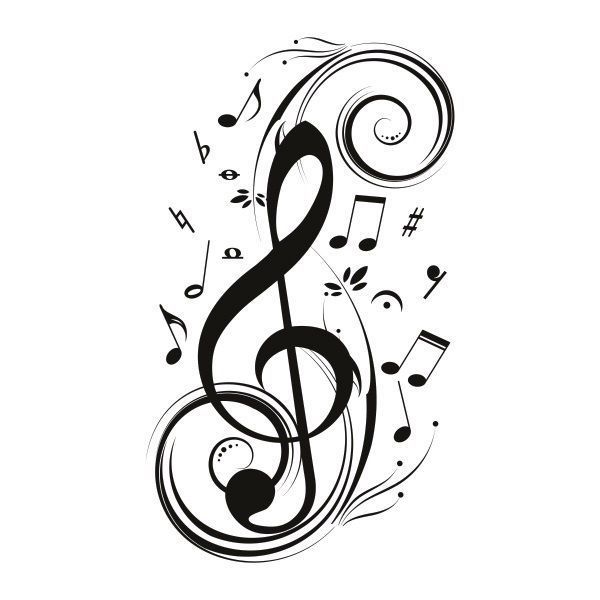 Musical Notes, Treble Clef by TheLigth on DeviantArt