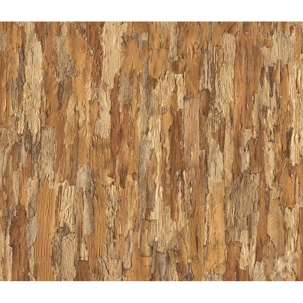 Muriva Bluff Bark Beige Tree Wood Effect Wallpaper J27107