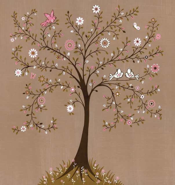 Tree of life - Traditional - Wallpaper - toronto - by Ruth Baker ...