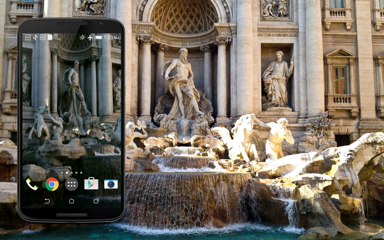 Trevi Fountain Live Wallpaper - Android Apps on Google Play