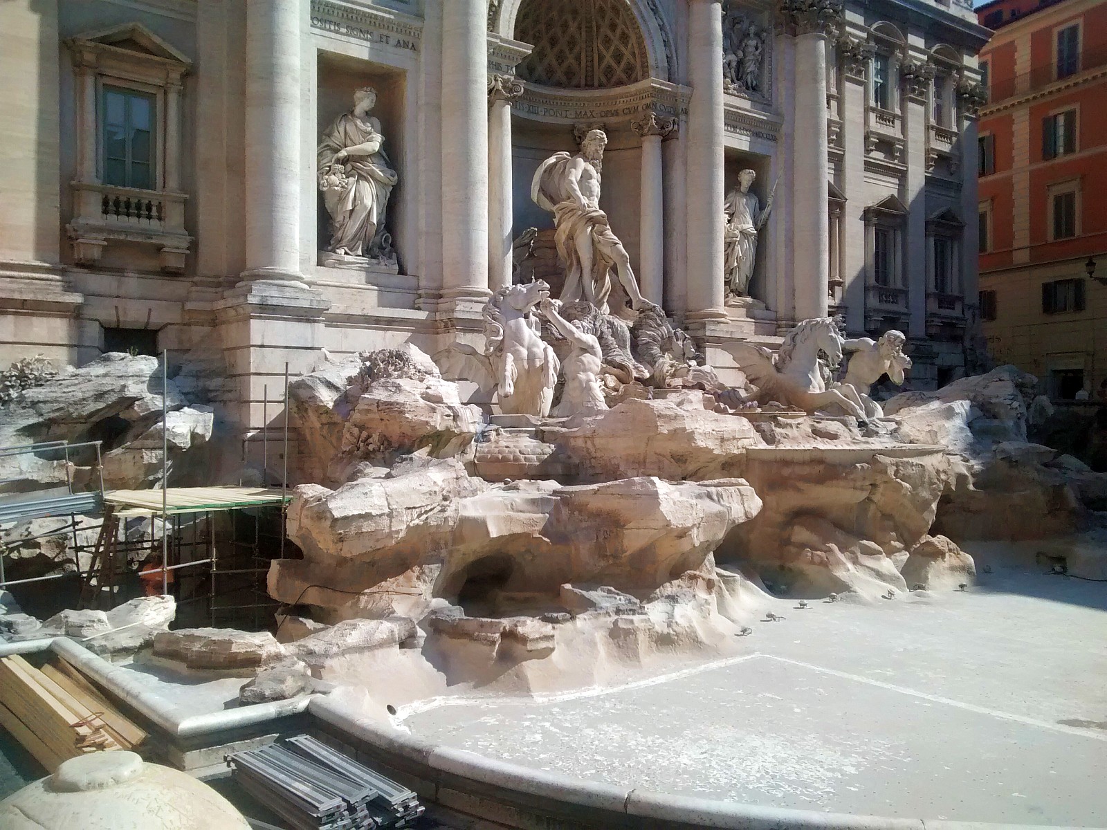 Trevi Fountain Partially Closed | Father Jerabek's Blog