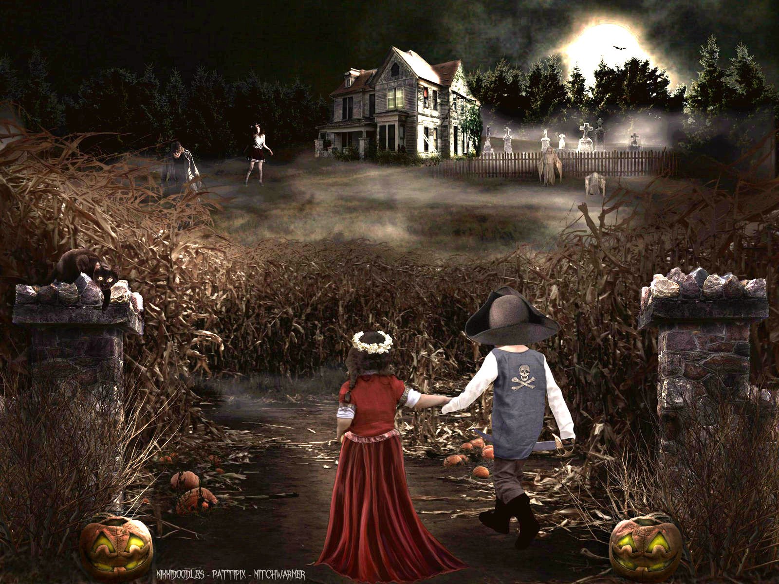 Top 1600x1200 Trick Or Treat Backgrounds
