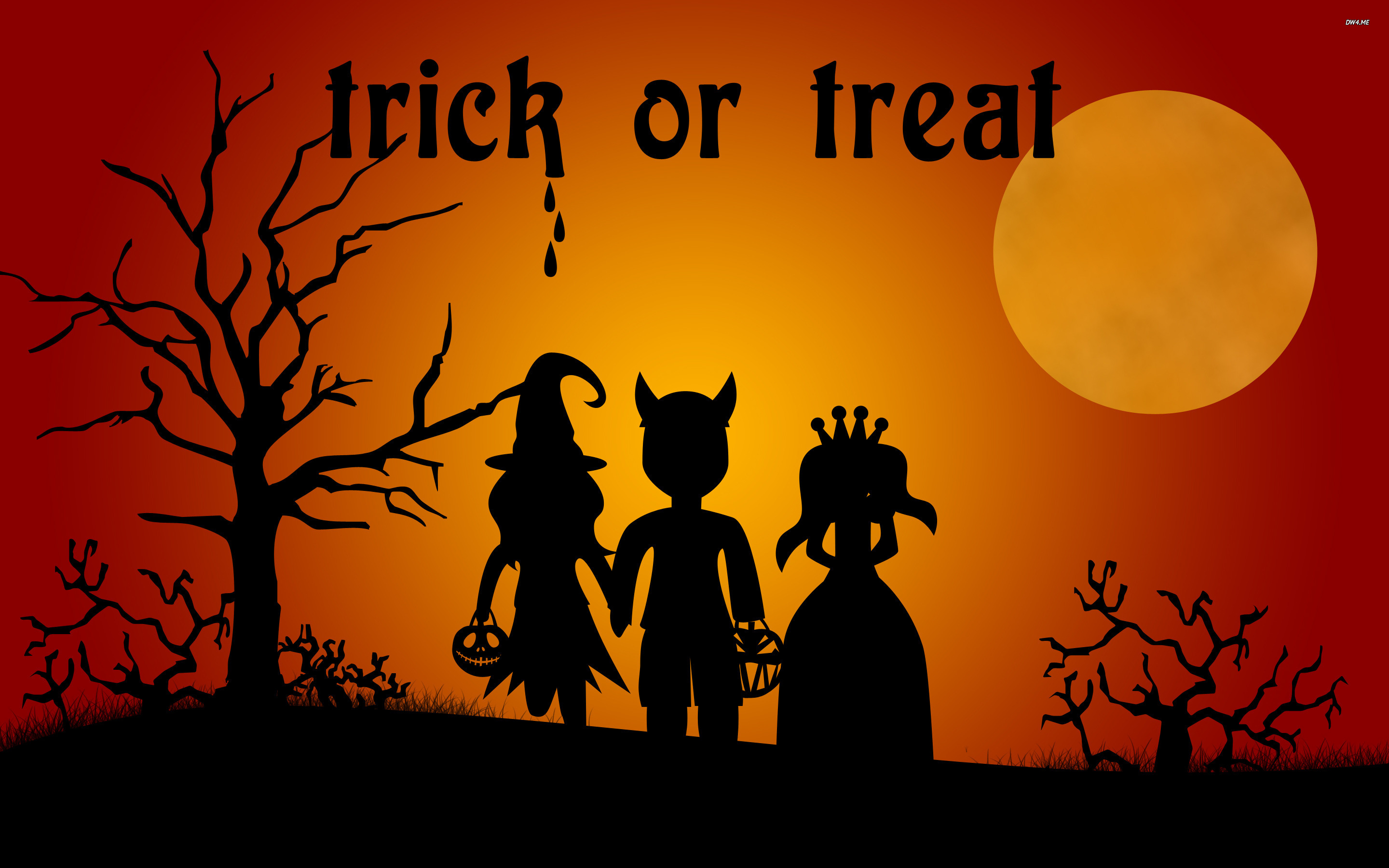 Trick or treat wallpaper - Holiday wallpapers - - Images