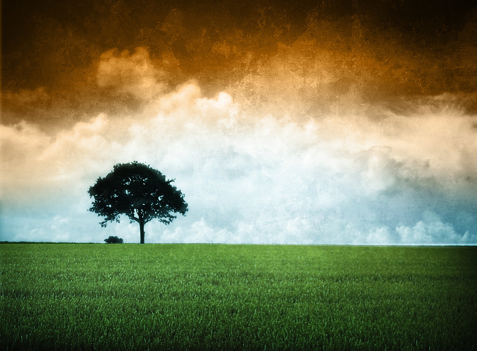 Indian Flag Tricolor Landscape Wallpaper Of Independence Day ...