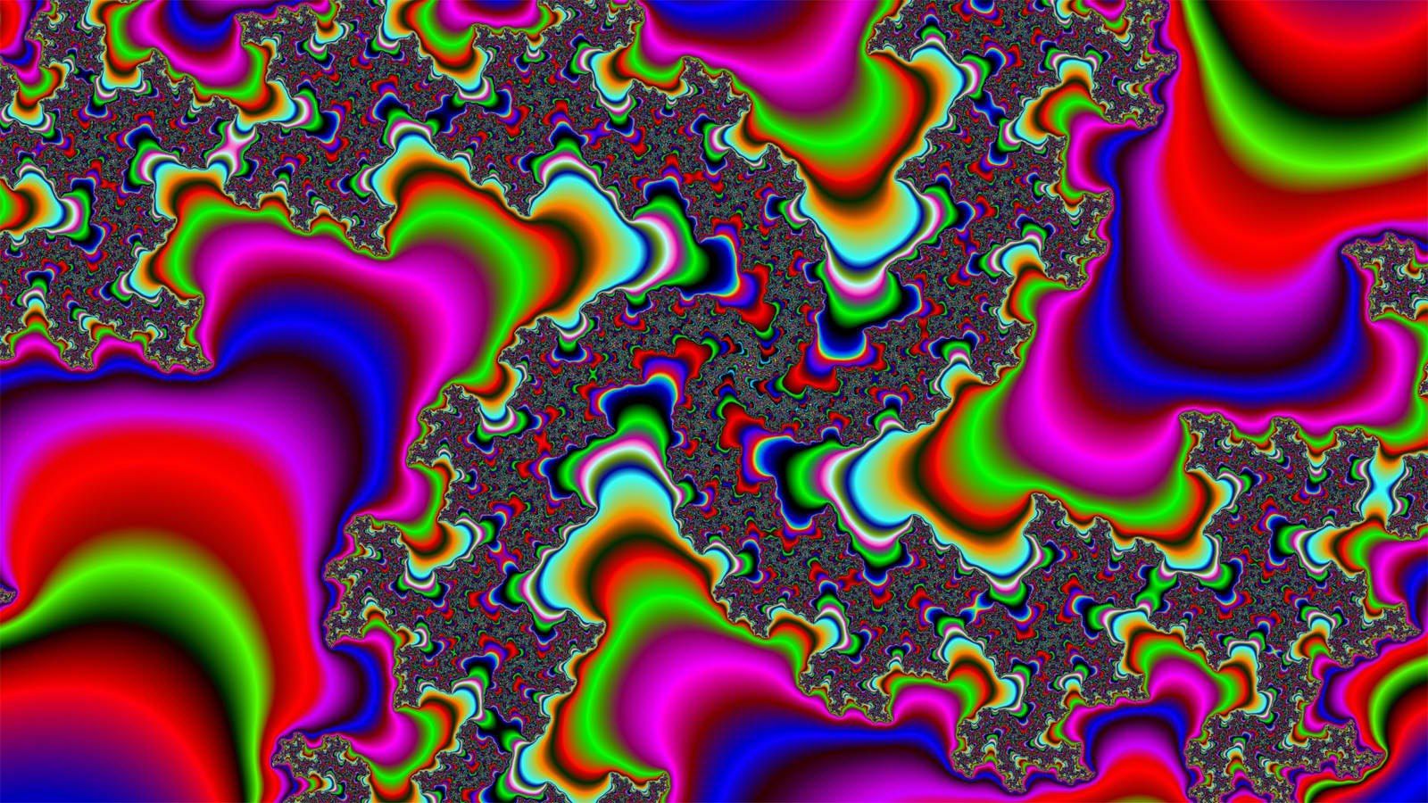 Trippy colorful wallpaper 1600x900 - - High Quality and other