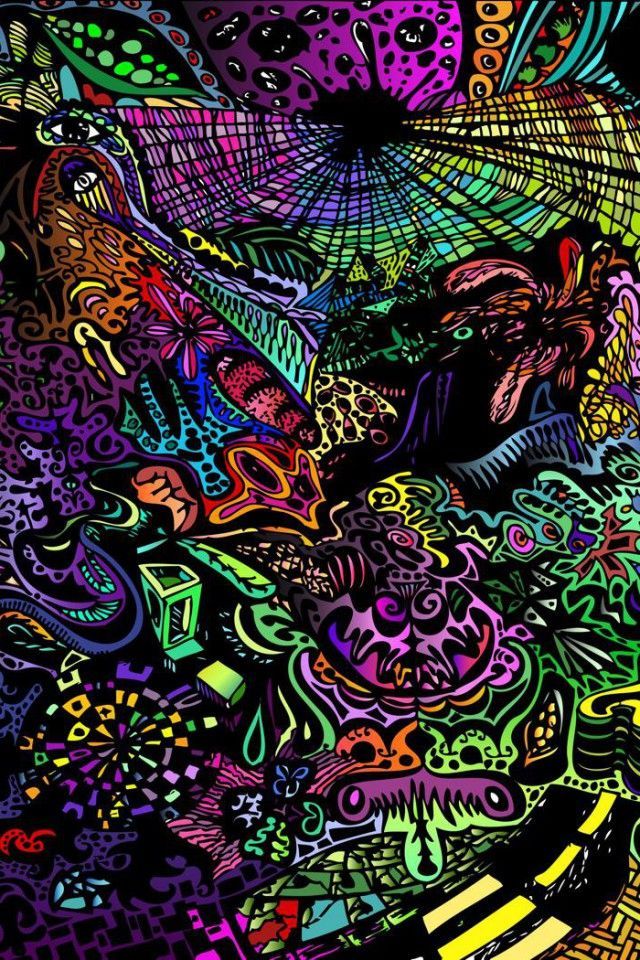 Trippy Iphone Wallpapers - HD Wallpapers Inn Ecstasy In Colors