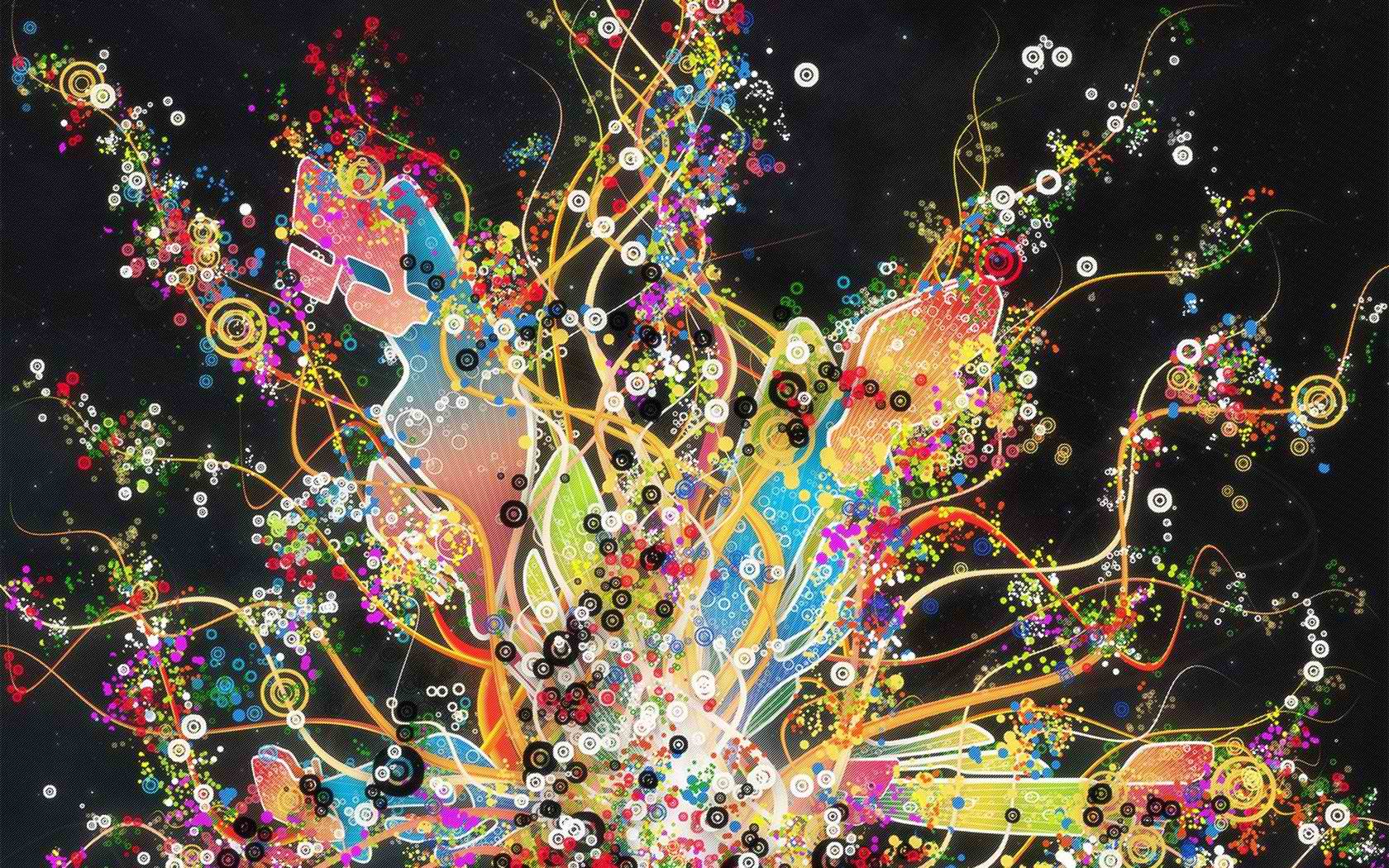 Trippy Colorful Wallpaper 1680x1050 ID18682
