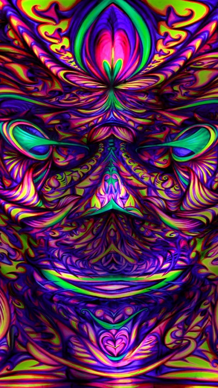 Psychedelic trippy artwork colors wallpaper 82459