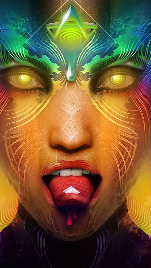 Trippy iPhone wallpapers For iPhone 5 5c 5s 640x1136 trippy girl hd