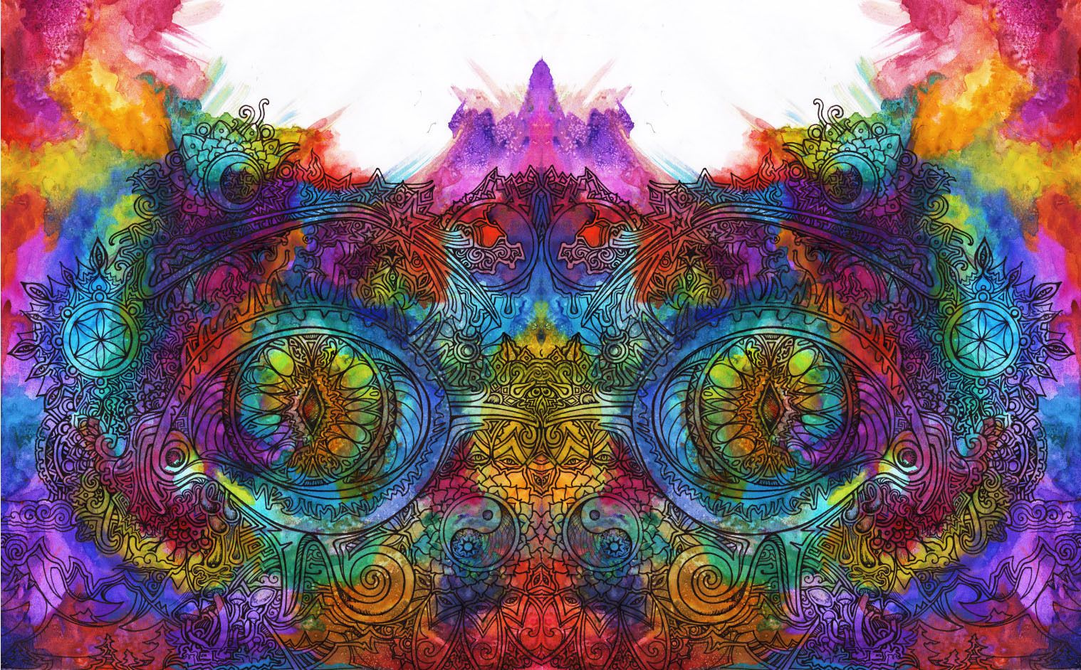 Trippy Psychedelic Wallpaper | 1518x942 | ID:19221