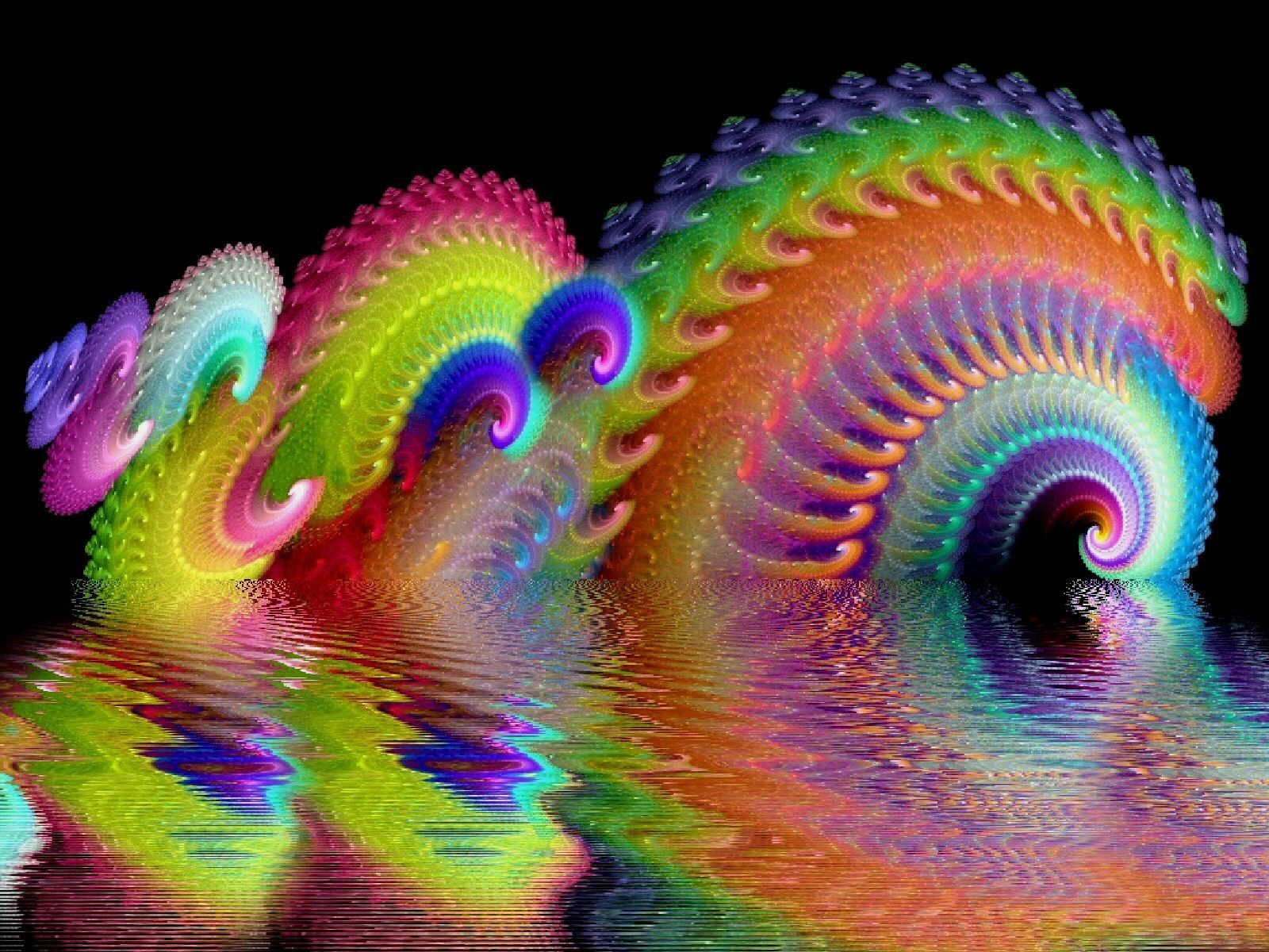 Psychedelic waves wallpaper1