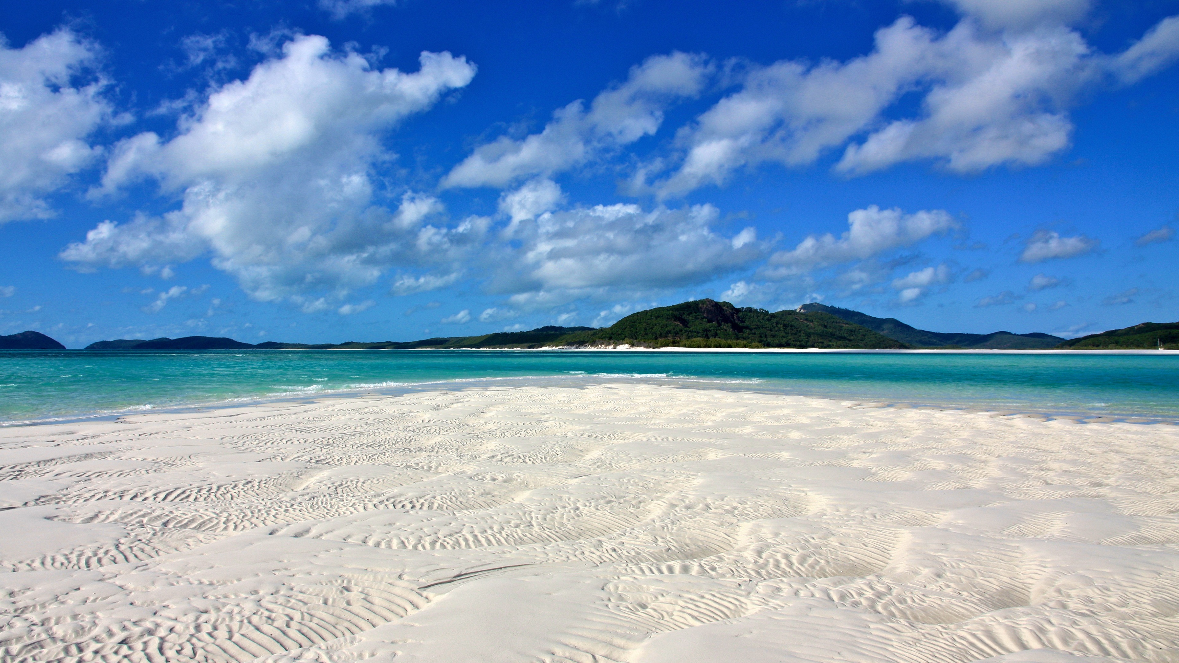 Virgin Beach Tropical Island 4K Desktop Wallpaper