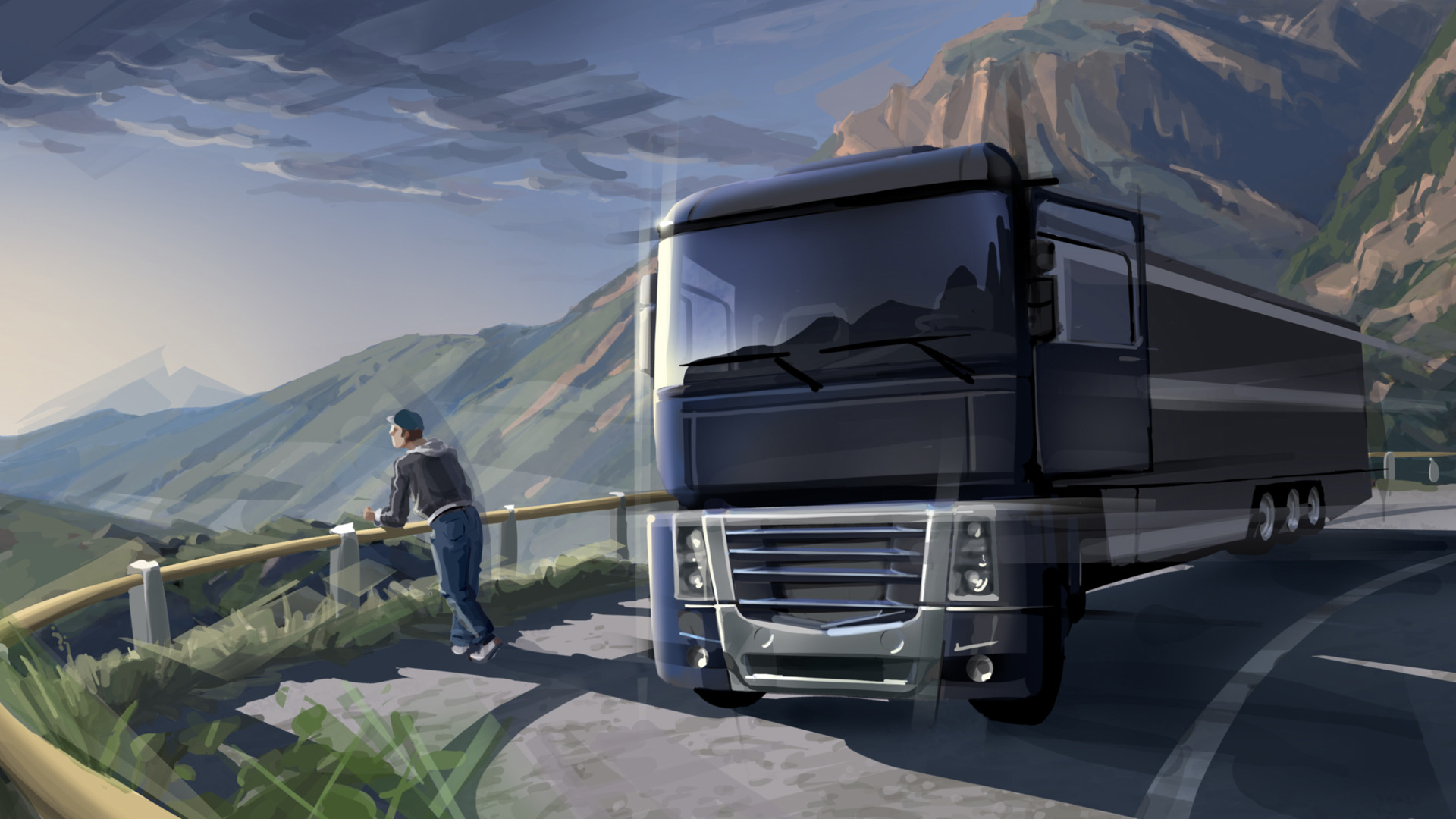 8 Euro Truck Simulator 2 HD Wallpapers | Backgrounds - Wallpaper Abyss