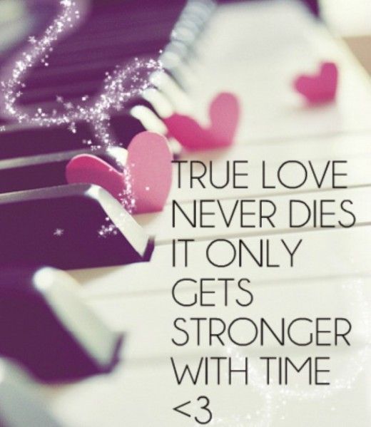 True Love never dies it only gets stronger with time. | ZaZa