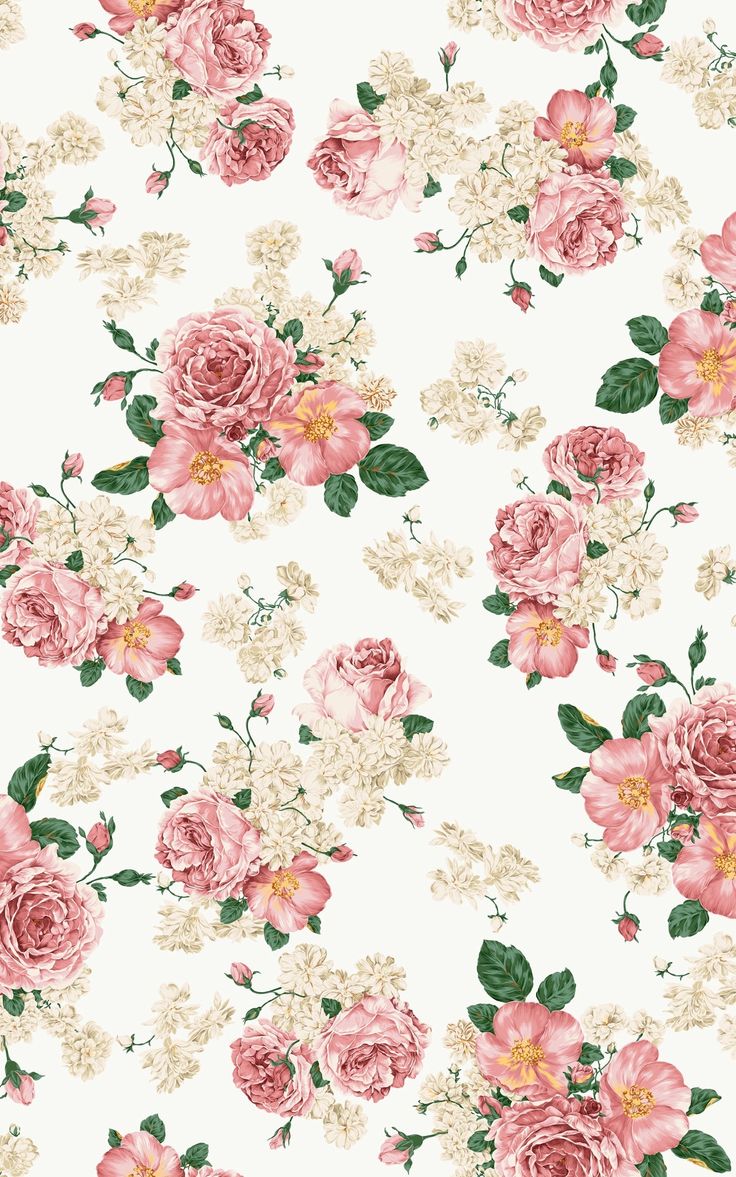 Flowers on Pinterest | Floral Print Background, Graphic Design ...