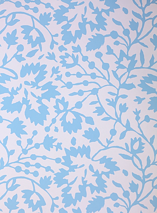 Louisiane Wallpaper | Turquoise/White | Lorca Wallpaper ...
