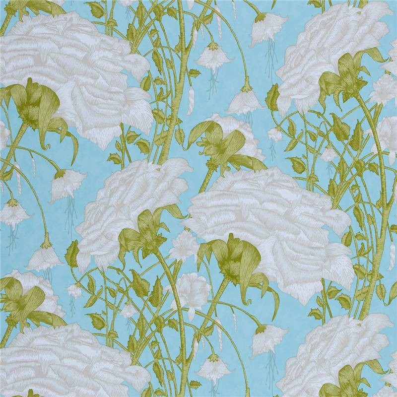 Decor Supplies Turquoise / White - 60131 - Amour - Harlequin
