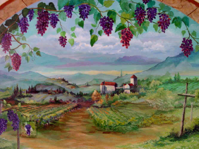 Tuscany Mural for Kitchen