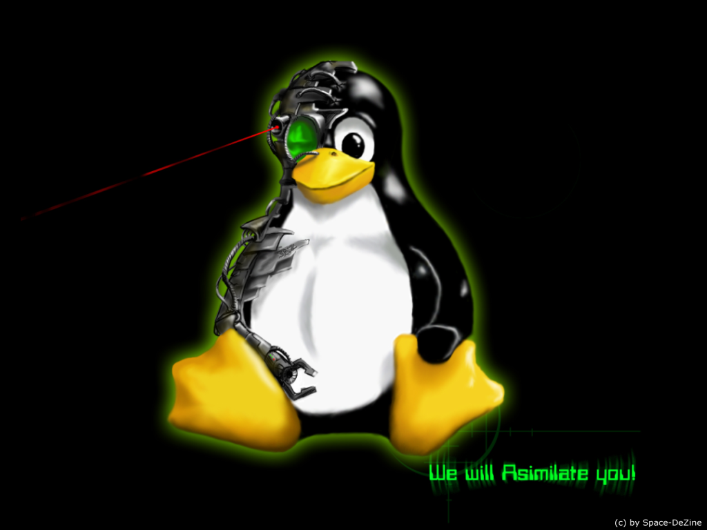 kane blog picz: Wallpaper Tux Linux