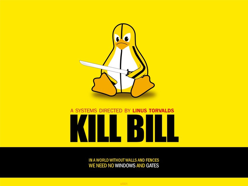 linux ducks tux kill bill 1024x768 wallpaper – Animals Ducks HD ...
