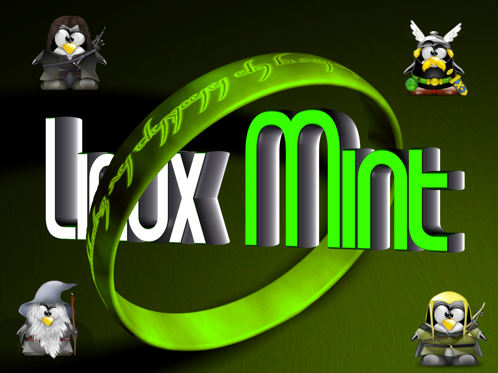 Lord Of The Tux for Linux Mint by McLovin-aka-DaGoN on DeviantArt