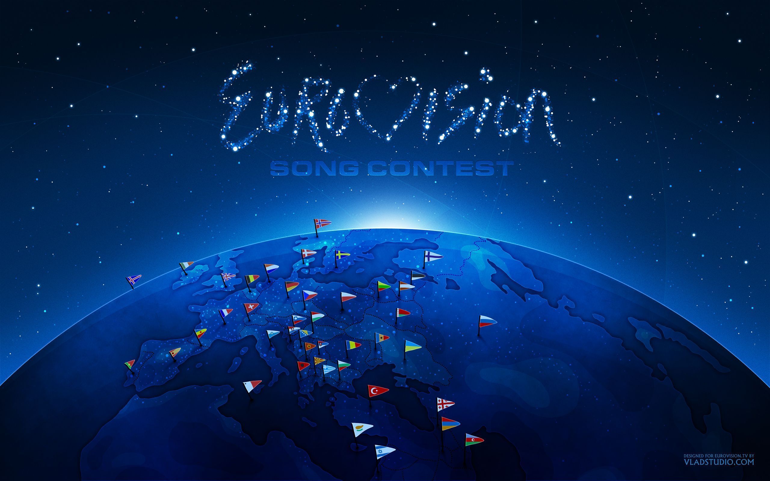Desktop Wallpaper Europe By Night Photo downloads Eurovision