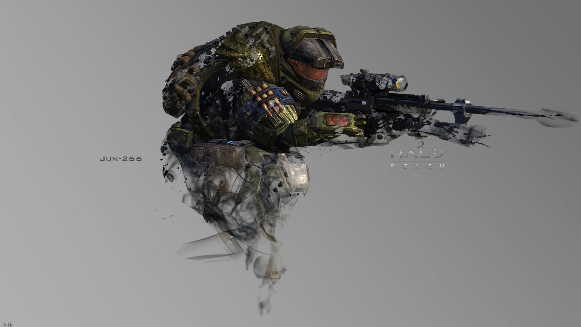 Download Wallpaper 1920x1080 Halo, Soldier, Gun, Jun-266 Full HD ...
